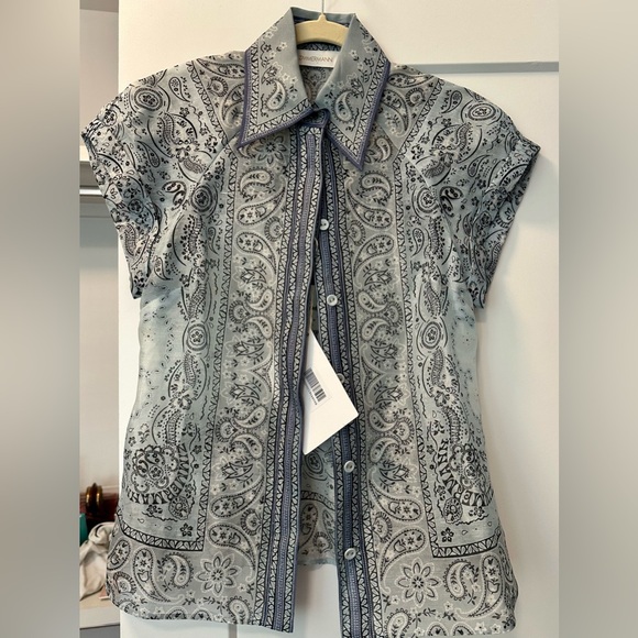 Zimmermann Matchmaker Paisley Top NWOT - Picture 6 of 7